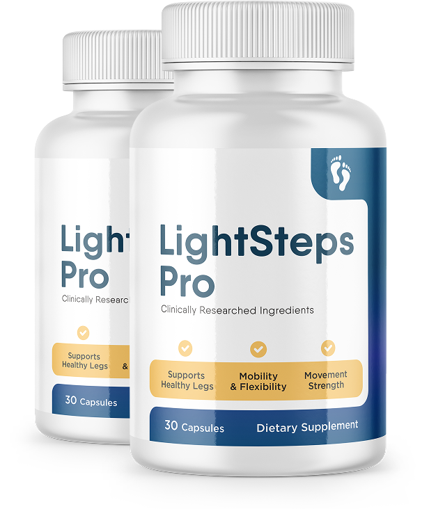 Two bottles of LightSteps Pro — 60 day supply
